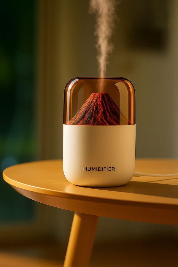H05 Volcano Air Humidifier with Night Light – 180ML - Image 3