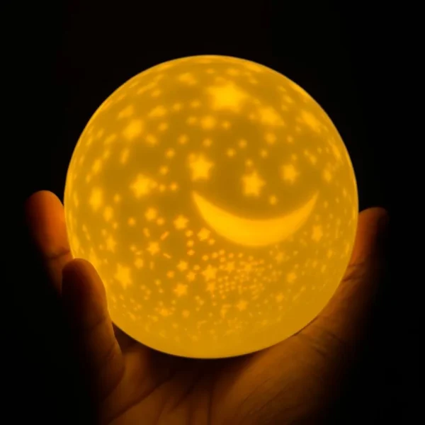 Rechargeable 3D Moon Lamp With Remote -18 CM