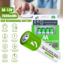 SmarToools RB20 AAA 1.5V 750 mWh Rechargeable Battery (2 Pcs Set)