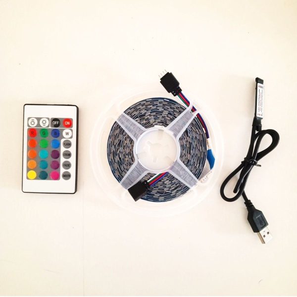 GearUP SL50 RGB LED Strip Light with Remote- 5 Meter, Non-Waterproof - Image 3